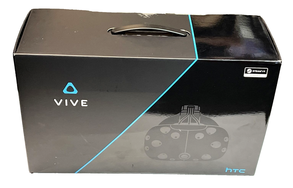 HTC VIVE VR Headset w/ Cable & 2 Controllers Only