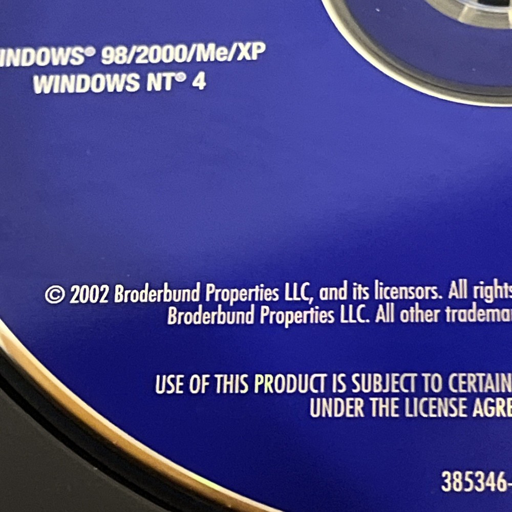 Calendar Creator CD-ROM Windows 98 Custom Calendar Event Maker Software Vintage
