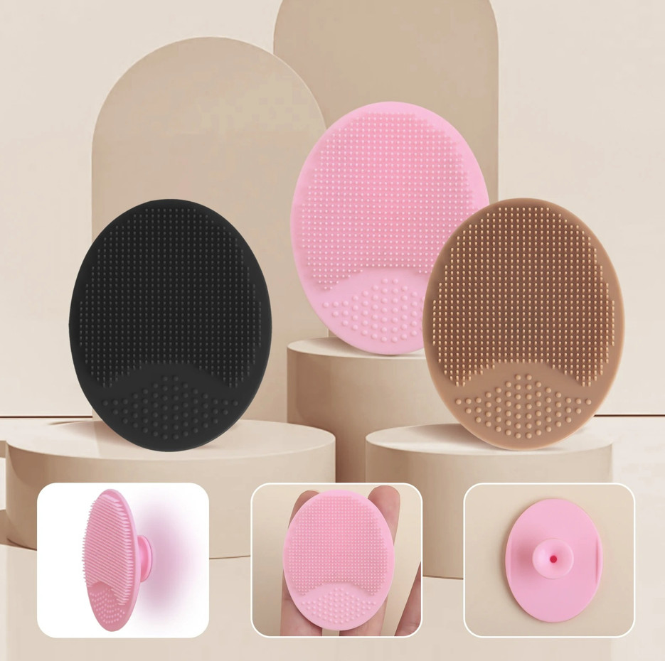 1pc Silicone Face Cleansing Brush – Gentle Pore Deep Clean & Massage - NEW