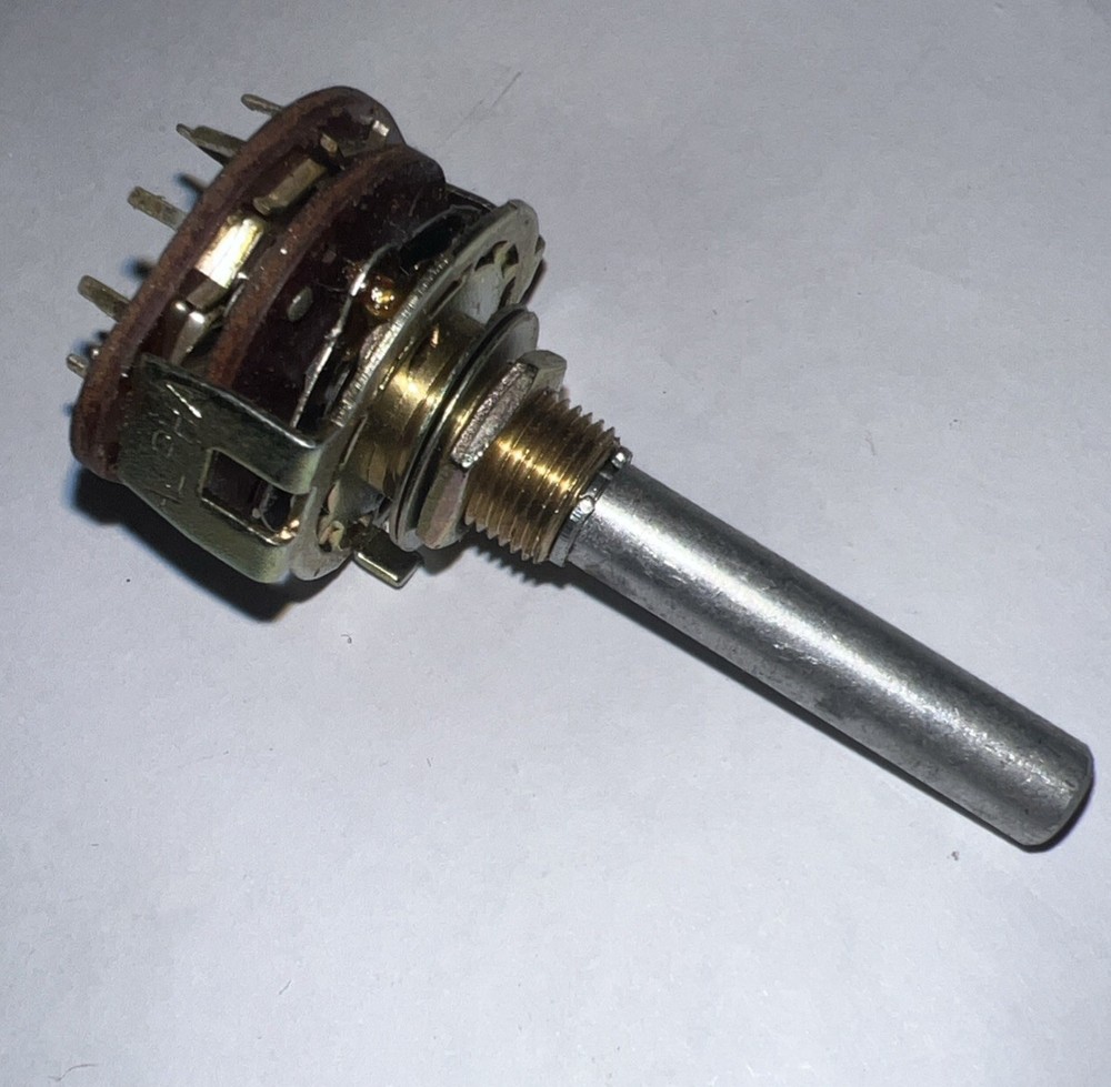 Alpha 6 Position, 2 Pole, Rotary Selector Switch Condition is New