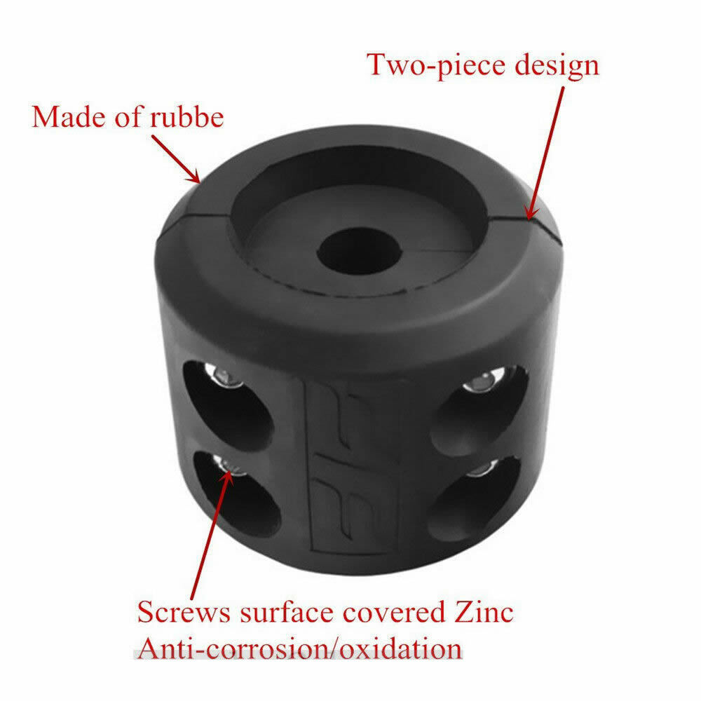 For Winch Cable Hook Stop Stopper Rubber Cushion - 3 Pack