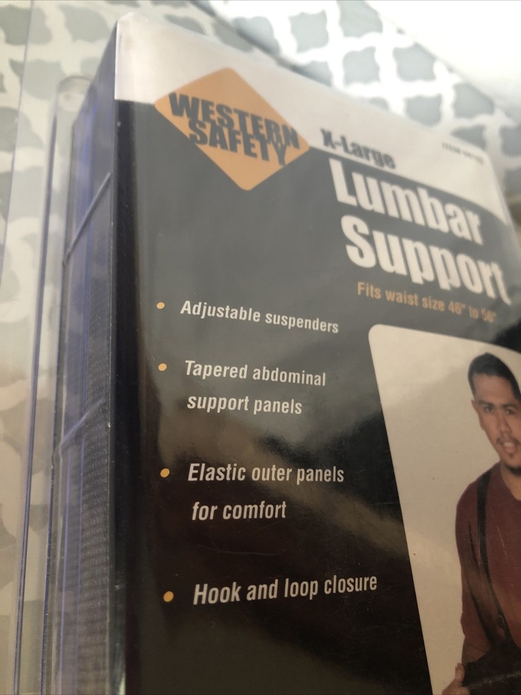 Western Safety X-Large Lumbar Support Belt
