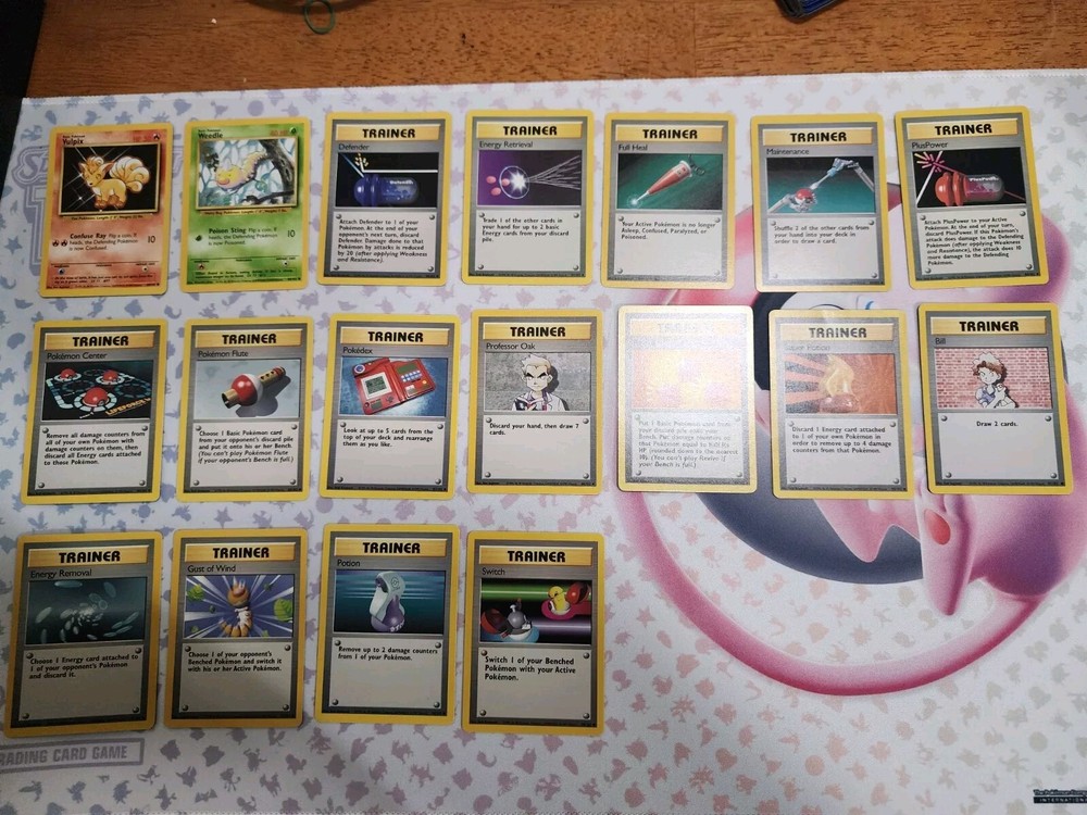 Pokemon 3 Complete Sets - Common & Uncommon Base, Jungle & Fossil Sets