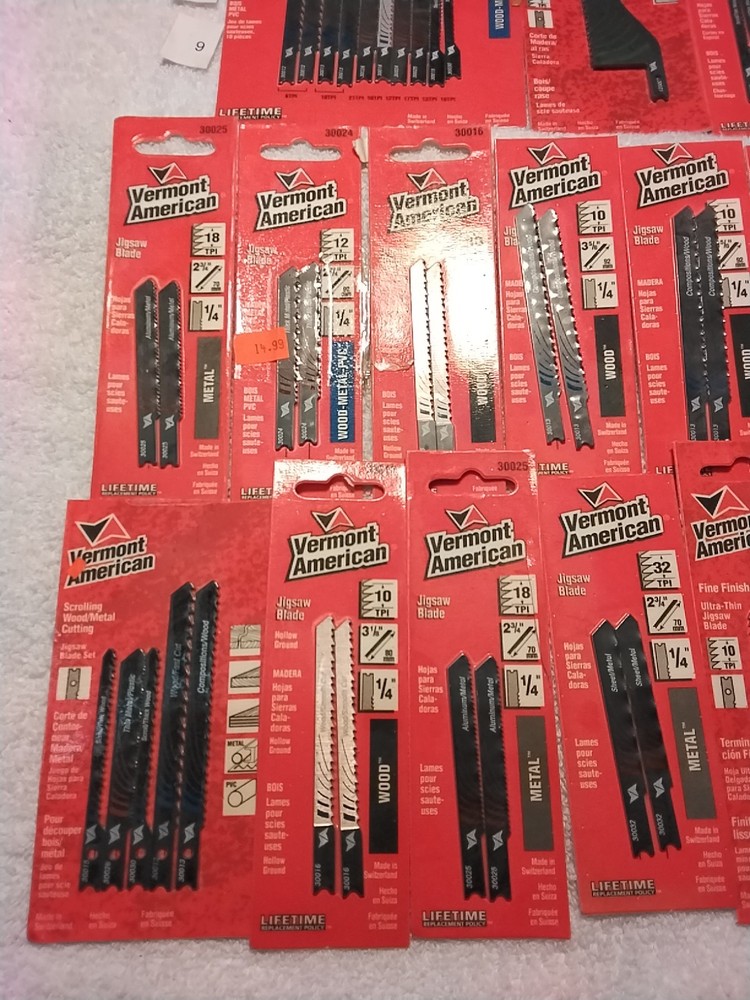 VERMONT AMERICAN JIG SAW BLADES ASSORTED 50PC