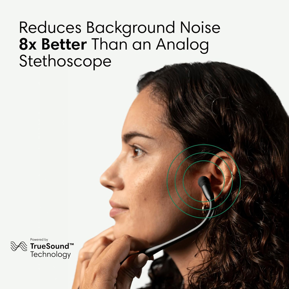 CORE 500™ Digital Stethoscope — 40X Amplification, Active Noise Cancellation, 3-