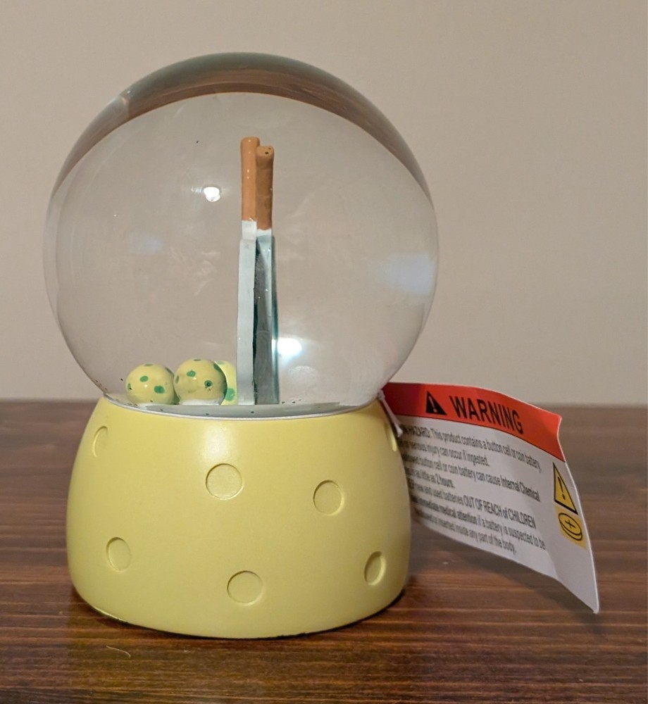 Pickleball Light Up Sparkling Globe
