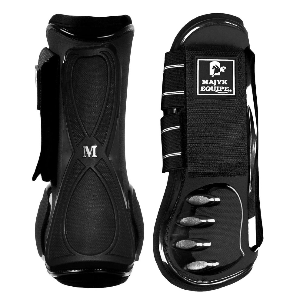Majyk Equipe Vented Infinity Open Front Jump Boot - Black