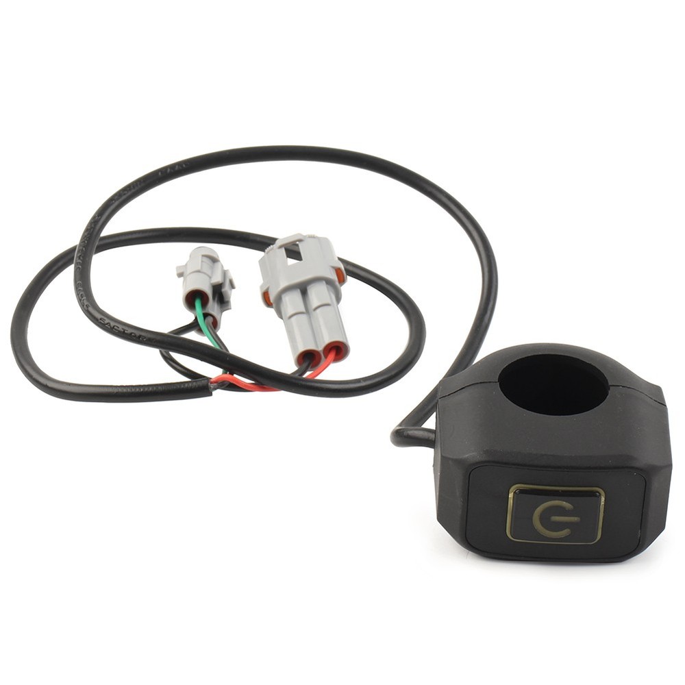 Plug-Play Headlight On/Off Switch Knob Switch Round Plug for Sur Ron