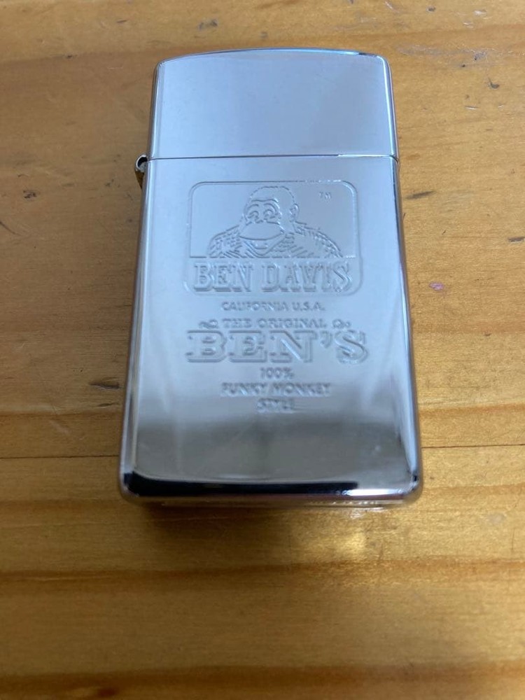 BEN DAVIS BENT'S Slim Zippo Lighter
