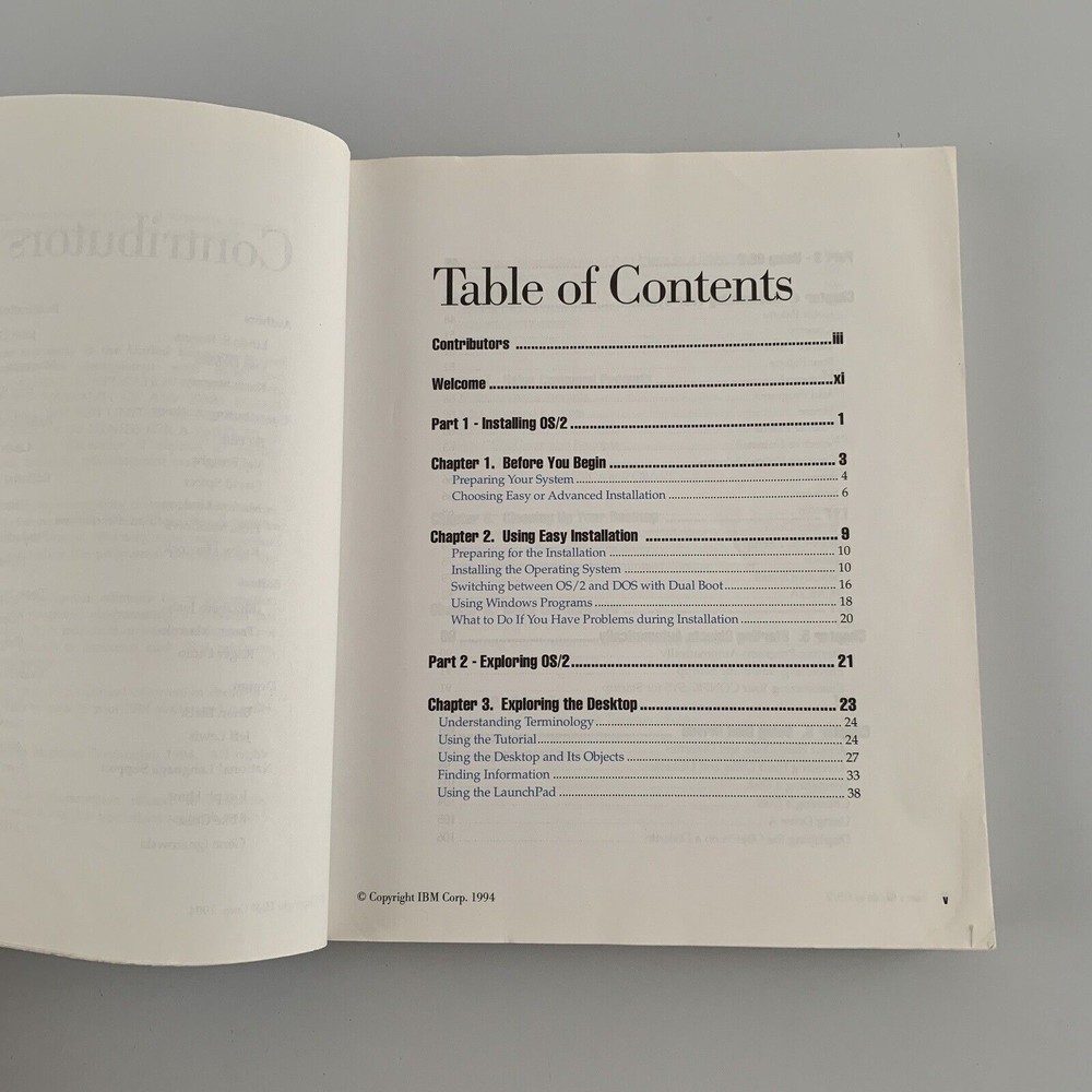 IBM User’s Guide to OS/2 Warp Software Manual VTG 1994