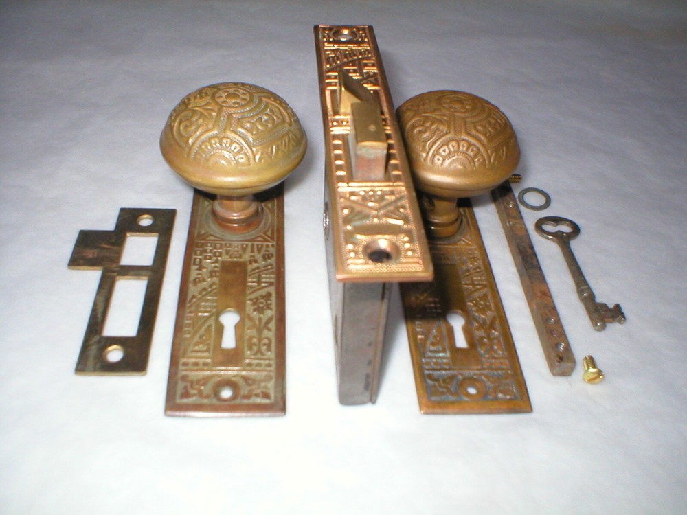 Antique Victorian Era Door Hardware