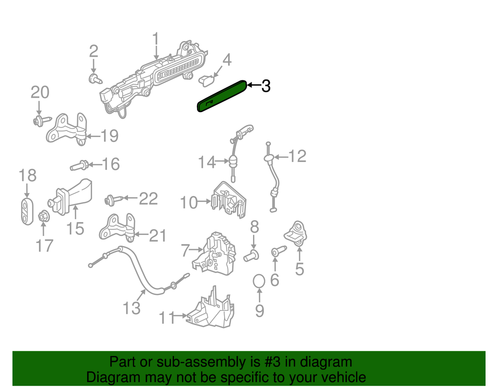 Genuine Land-Rover Handle Cover LR135273