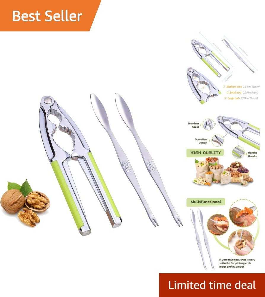 Durable Nutcracker Lobster Crab Crackers with Non-Slip Handles