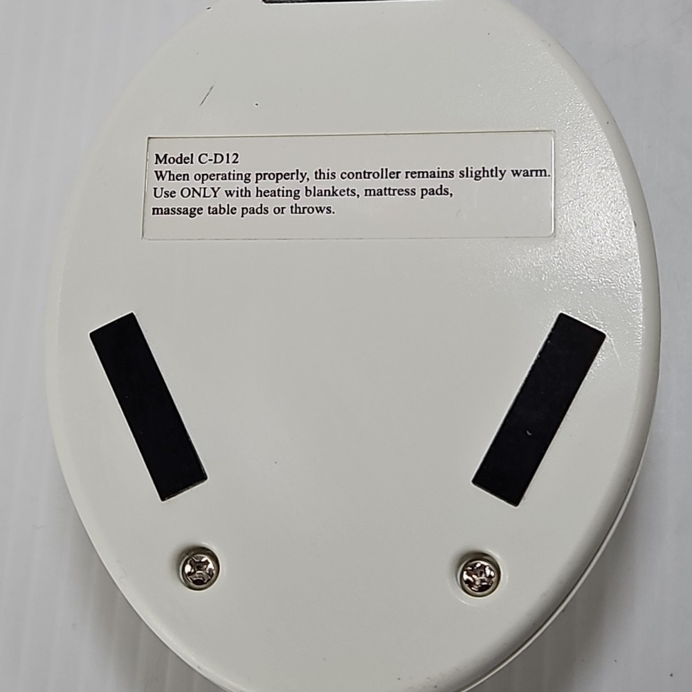 Safe and Warm Technology Electric Blanket Controller Model C-D12 120-18VD12