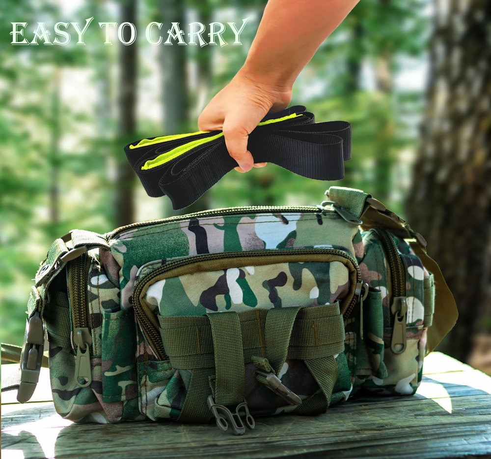 CRAFTJOY 2-Step Climbing Stick Aider, Tree Stand Steps,with Reflective Layer...