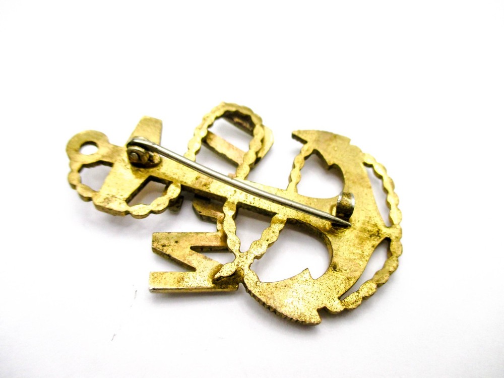 Vintage Navy Pin Anchor Rope with old Clasp