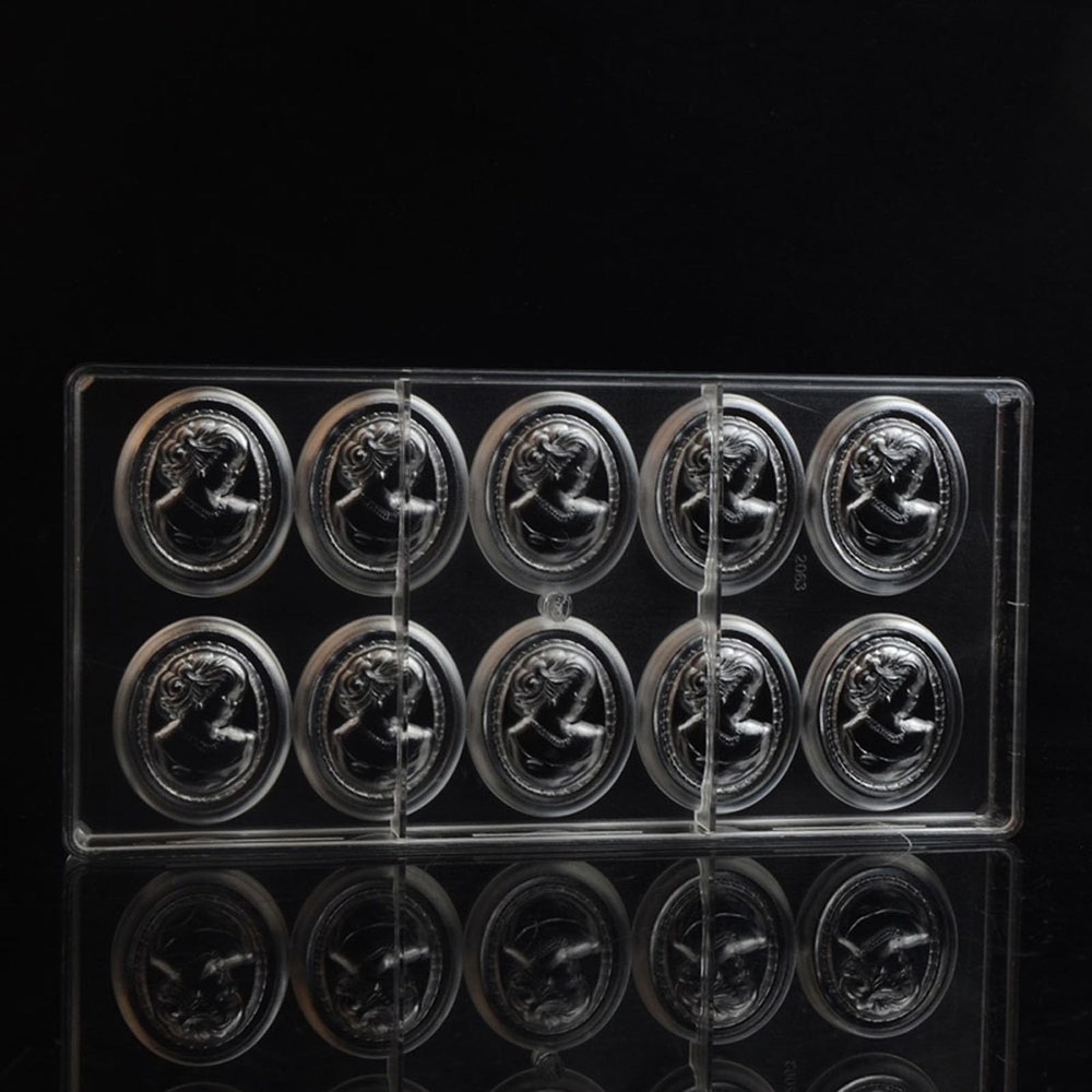 Polycarbonate Chocolate Bar Mold Clear Hard Plastic Candy Making Tray No.19277
