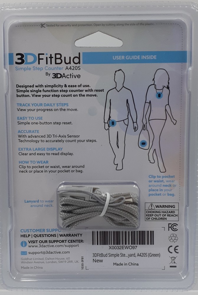 3DFitBud A420S Simple Step Counter