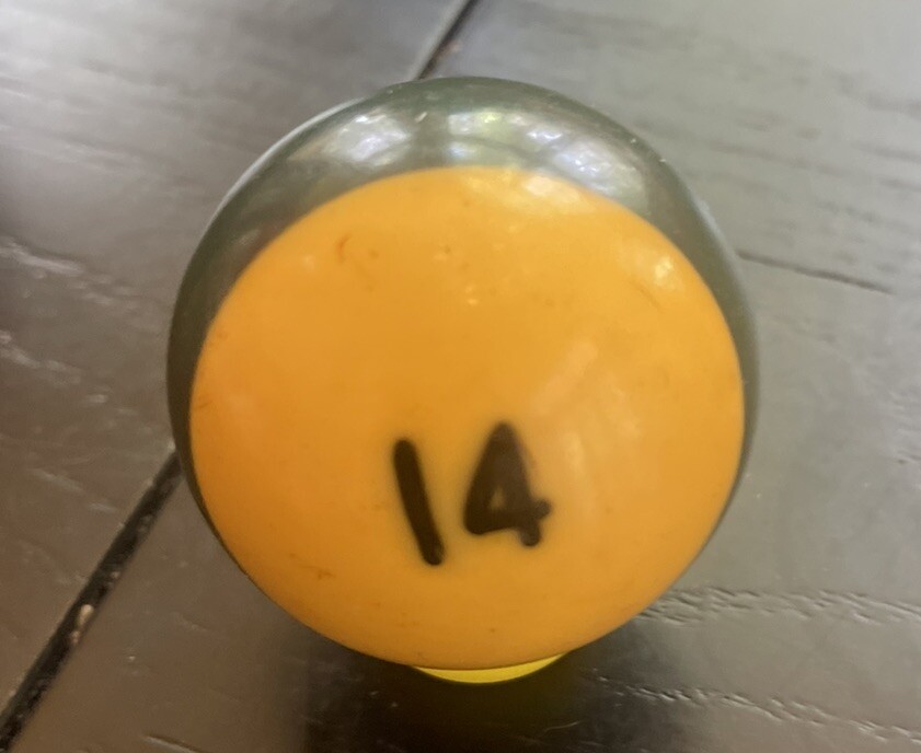 Vintage Bakelite Billiard Ball Pool Ball 14