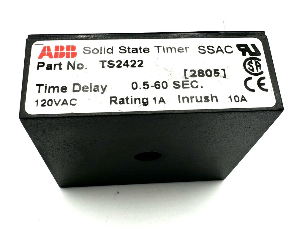 ABB TS2422 SSAC Solid State Timer 0.5.60 Sec