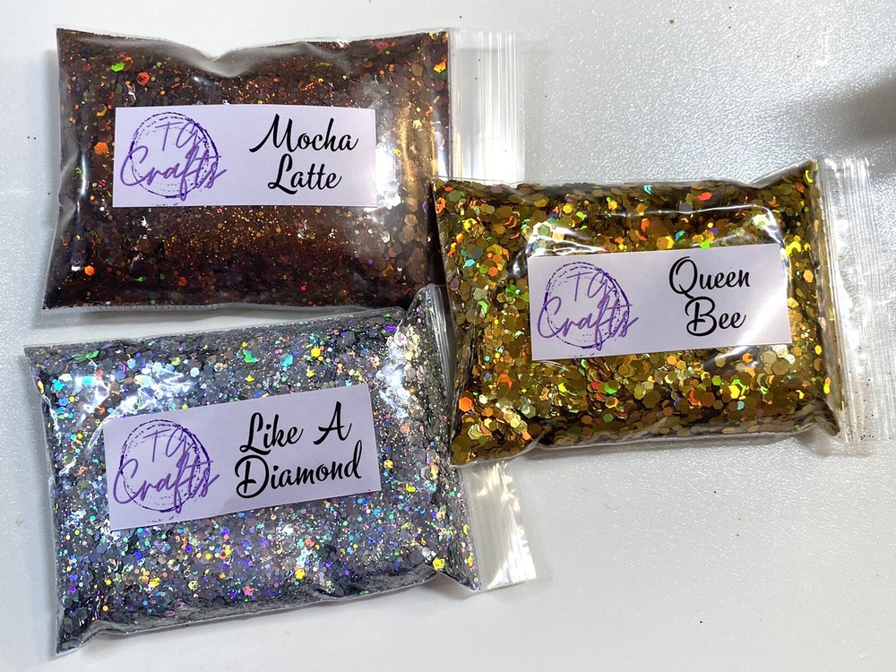 2oz chunky glitter mixes