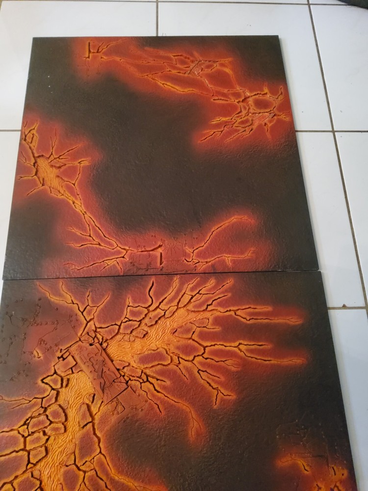Warhammer 40 k table tiles 2pcs