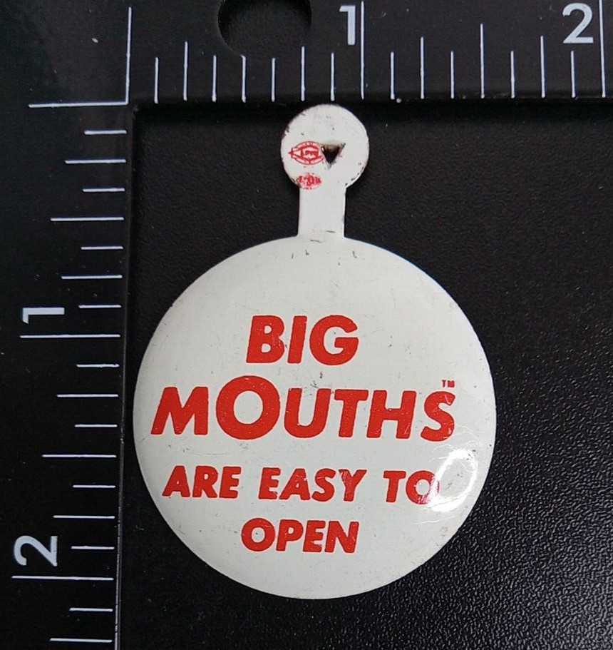 Big Mouths Are Easy To Open Tab Button Pfeiffer Beer Advertising