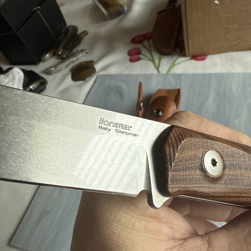 Lion Steel Molletta Fixed Blade /leather Sheath