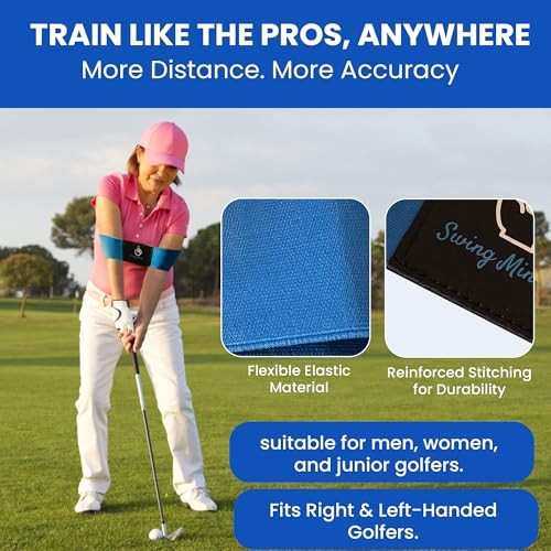 Swing Minder Connect Correct Golf Arm Band Training Aid for Swing Correcting -
