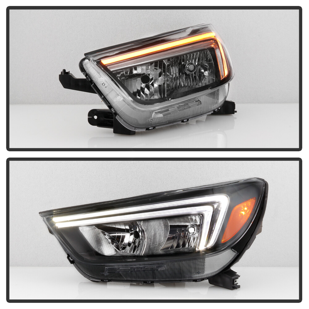 2017-2022 Buick Encore Halogen Model LED DRL Headlights Headlamps Set Left+Right