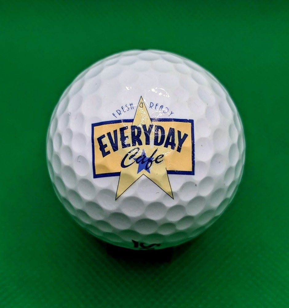 Fresh and Ready Everyday Cafe logo golf ball