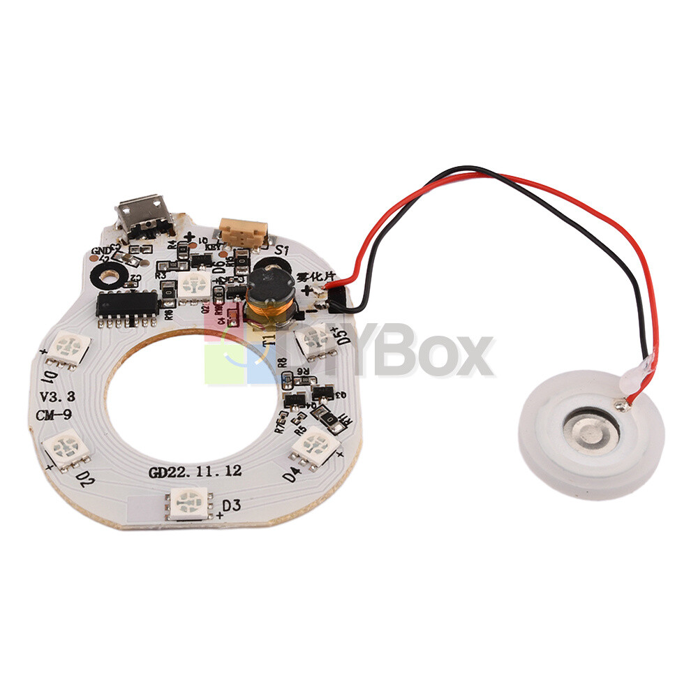 Micro USB Atomizing Humidifier Module Fogger Mist Generator PCB Circuit Board
