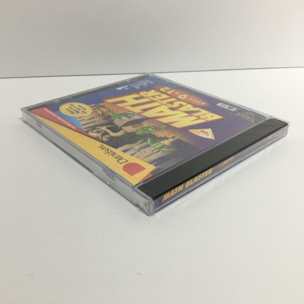 Math Blaster Ages 9-12 (PC CD, Davidson) Windows 95