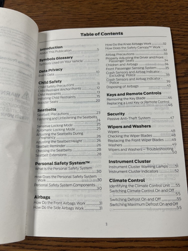 2025 Ford Explorer Supplemental Owner's Guide