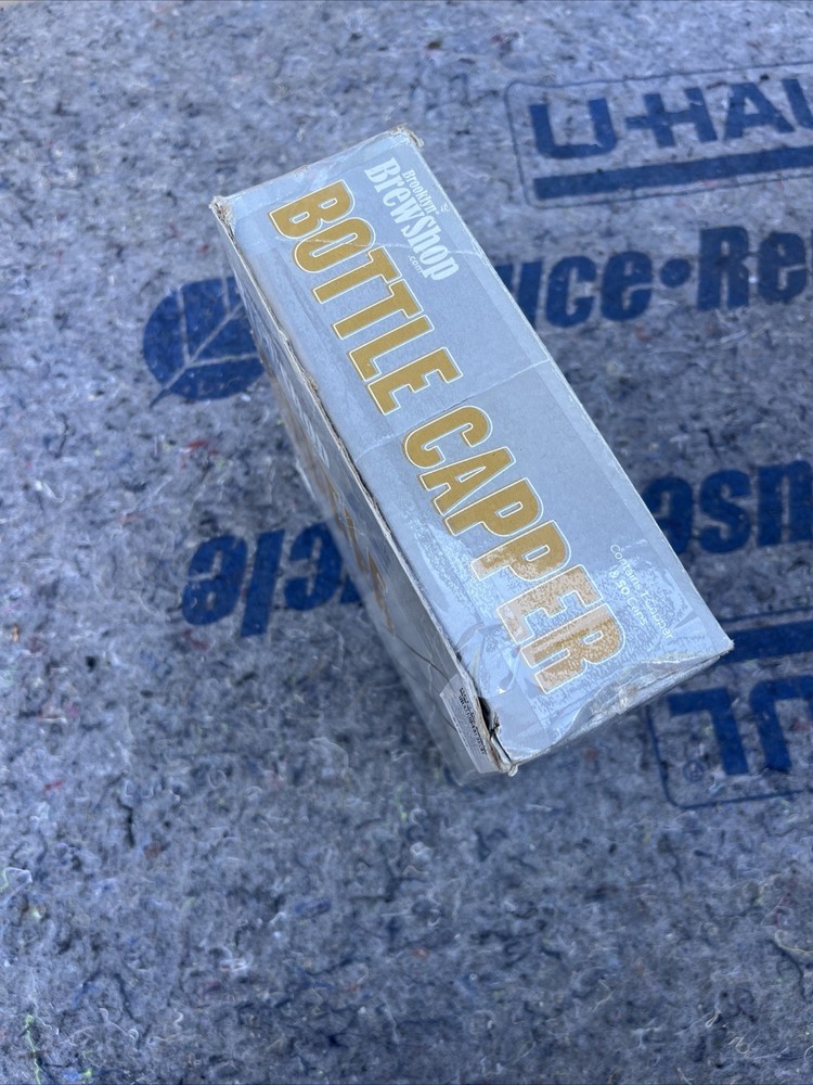 Brooklyn BrewShop Beer Bottle Capper and Caps Set - Damaged Packaging