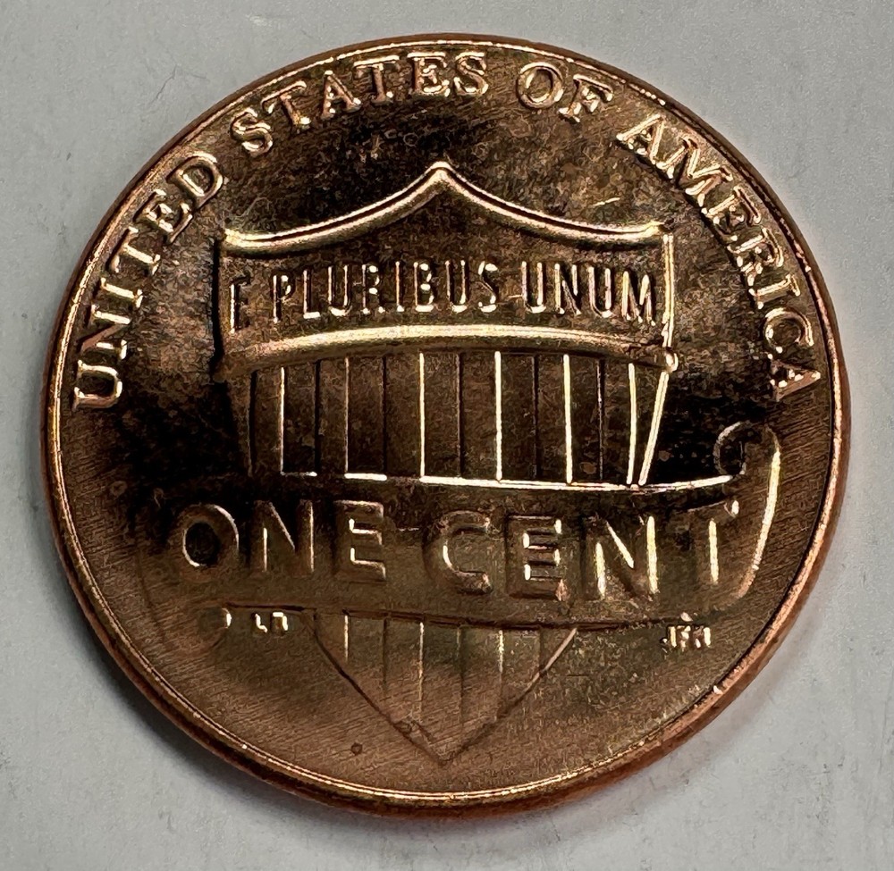 2023 D Lincoln Cent Penny Uncirculated Shield Reverse Carbon Spots