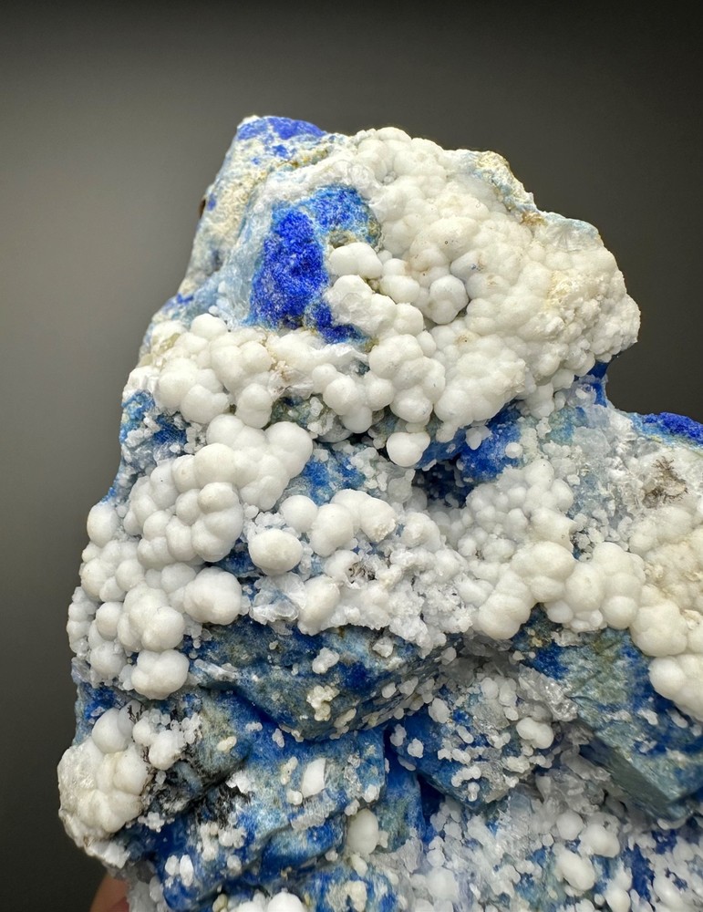 449 Gr. Fluorescent Phosphorescent Rare Blue Sodalite Cluster W/Unknown Bubbles