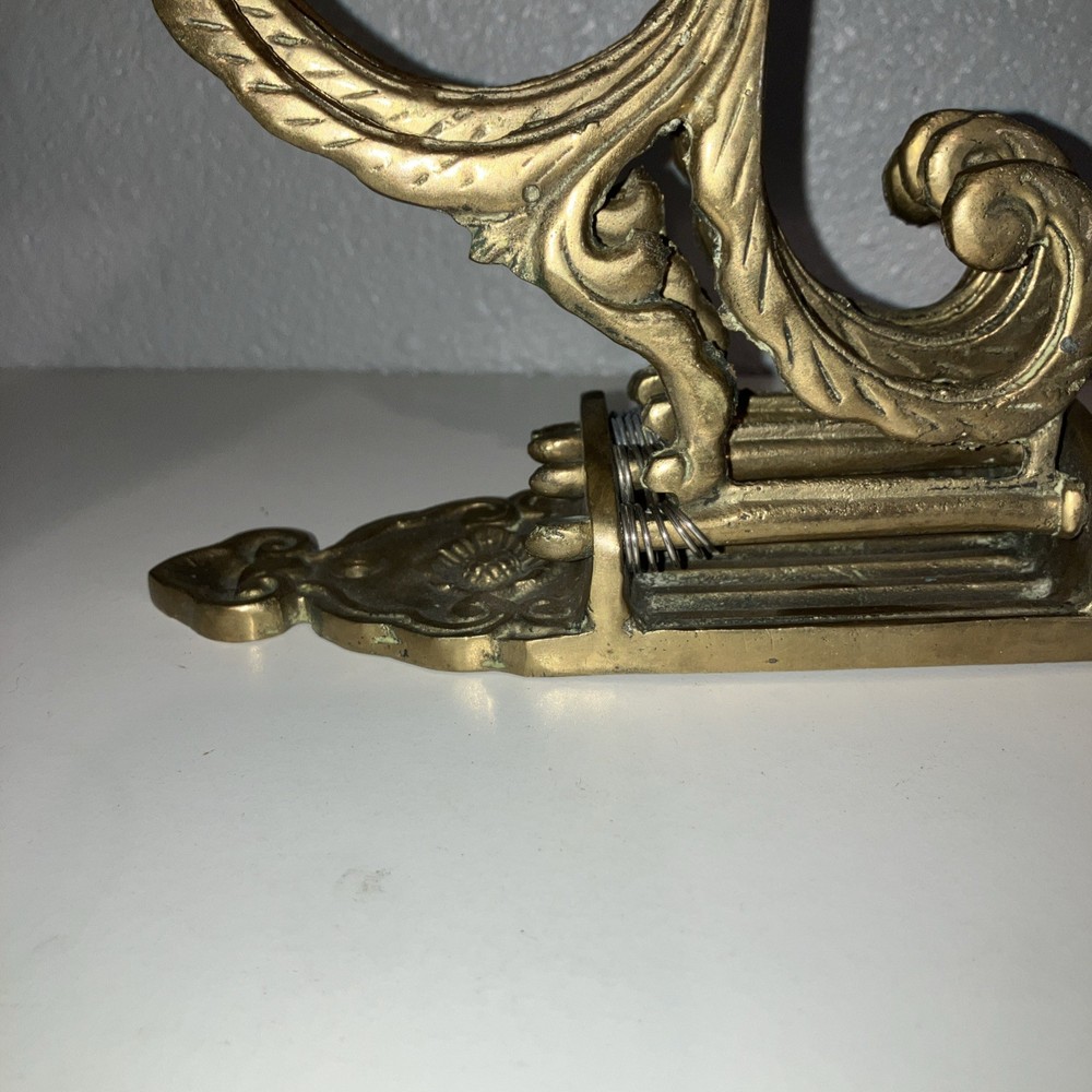 Vintage Brass Wall Hanger Coat Rack , Hooks
