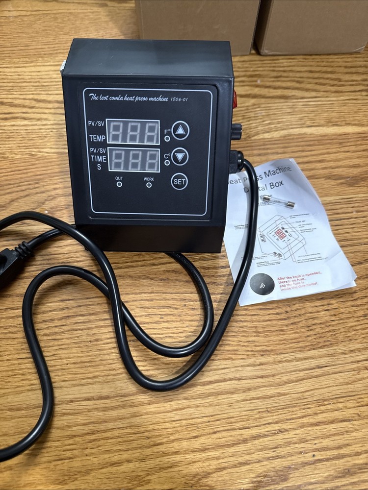 Leot Comla Digital LED Heat Press Machine Control Box  Model 1806-01