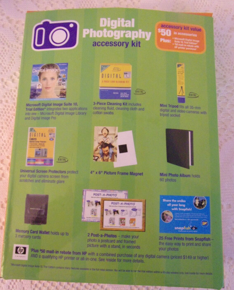 Digital Camera Photography Accessory Kit