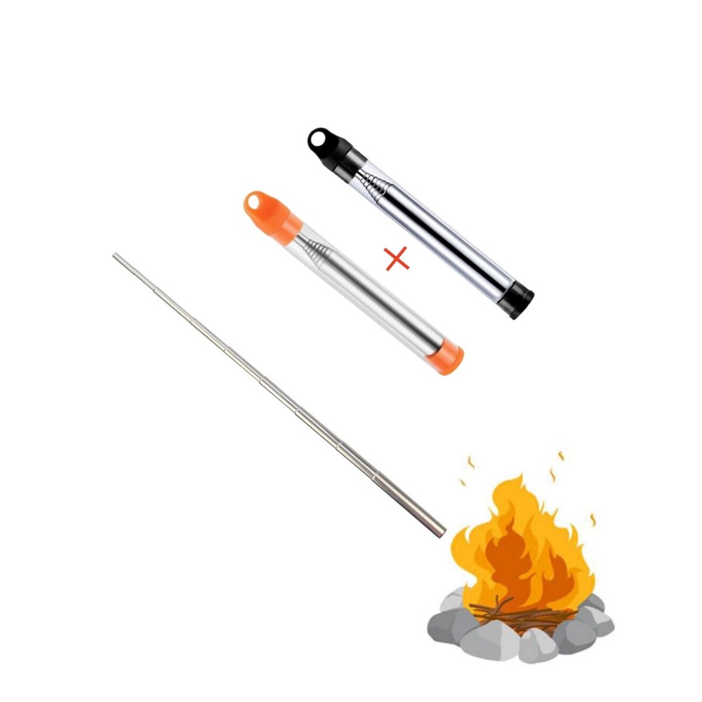 2Pcs Outdoors Pocket Bellow Collapsible Fire Tools Camping Survival Blow