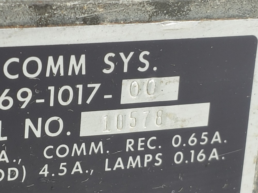 King KX170A Nav/Com P/N 069-1017-00 communication system as-is and untested