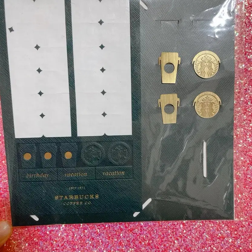 Starbucks Diary Accessories Set Official