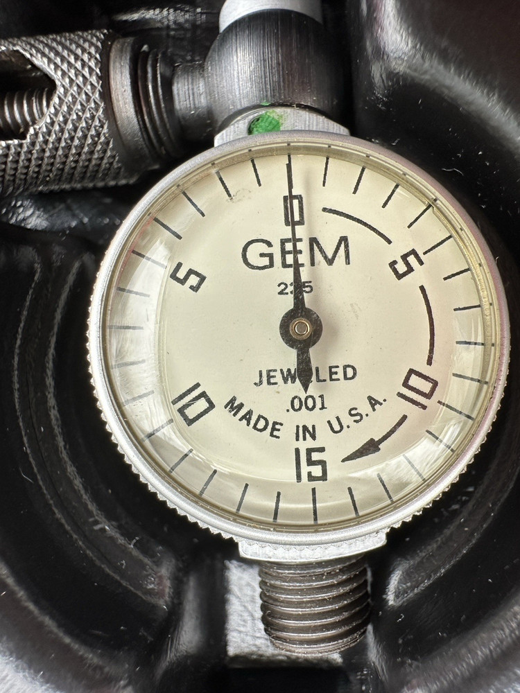 GEM 225 DIAL TEST INDICATOR  .001 GRADS  *NICE*