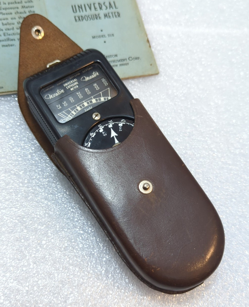 Vintage Weston Master Universal Exposure Light Meter Model 715