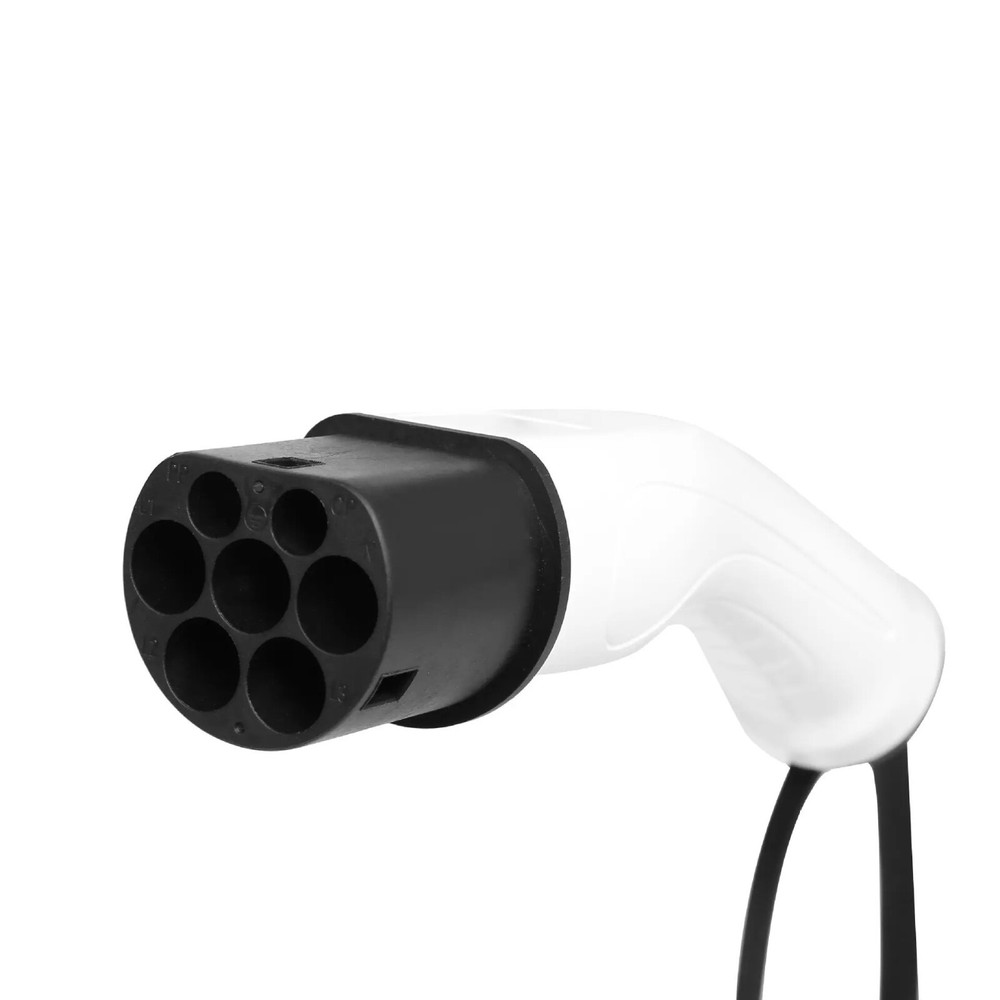 Type 2 to Schuko Adapter, 16A EU Domestic Socket Connector for Scooters, E-bikes