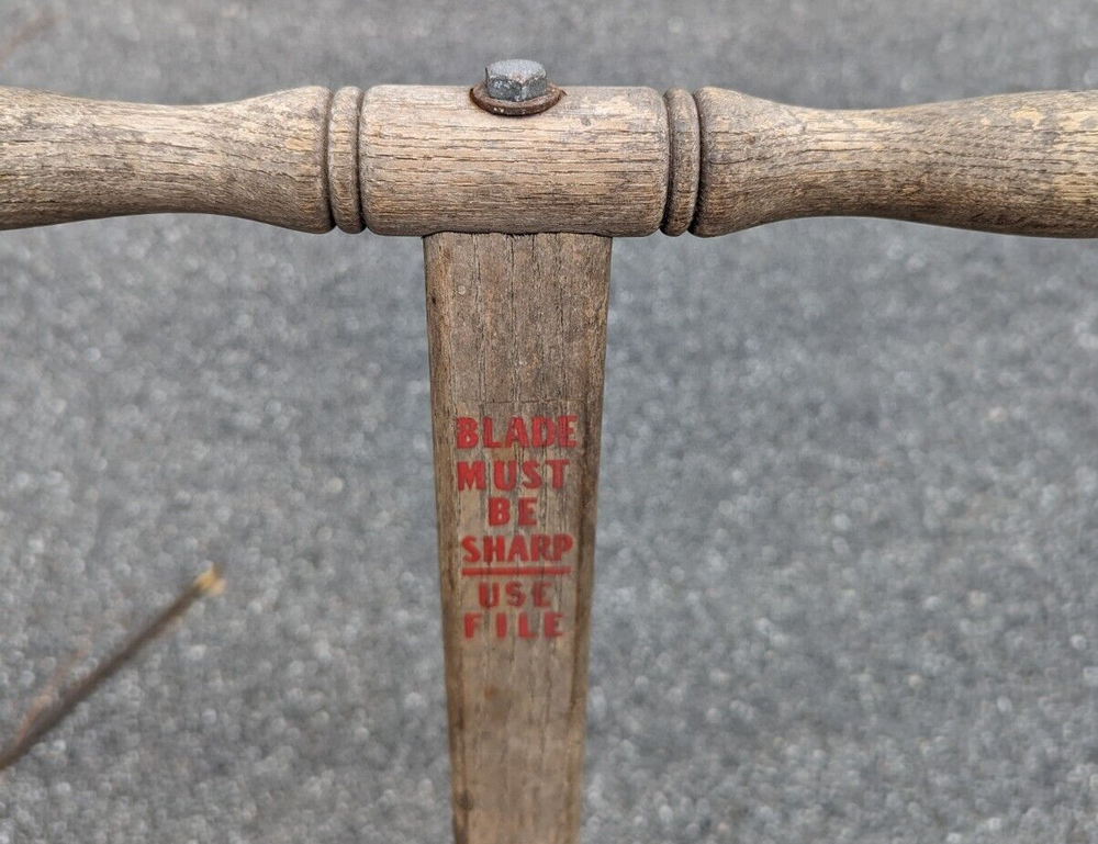 Vintage Primitive Mardon Push Lawn Edger Trimmer Yard Tool