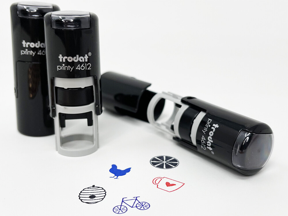 Moon and Phases 1/2" Self-Inking Rubber Stamp Ink Stamper