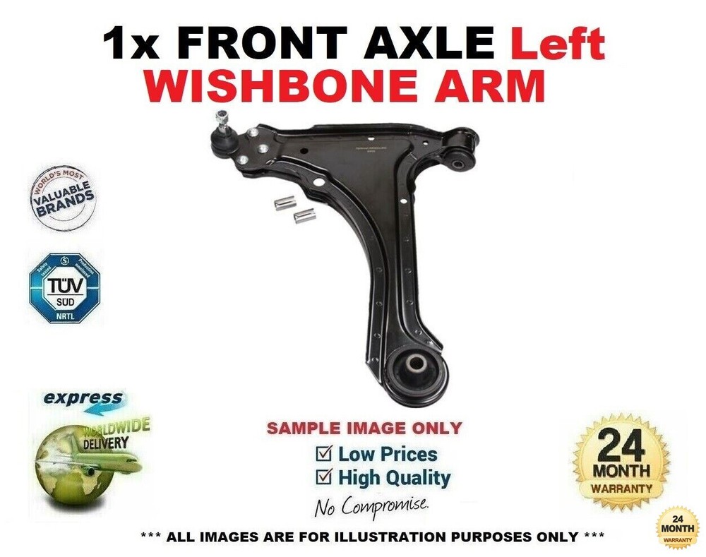 Front Axle LEFT Lower WISHBONE ARM for VAUXHALL CAVALIER Hatch 1.7TD 1988-1995