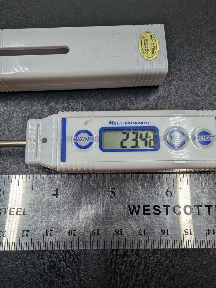 Control Co Traceable Waterproof Food Thermometer 4420 Plastic W/BOX